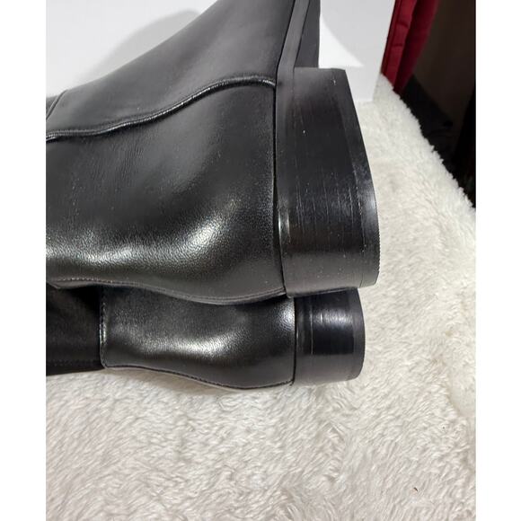 Michael Kors Bromley Flat Boot Knee High Stretch Back Leather Size 5 New in Box - Picture 6 of 11